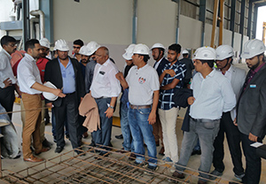 Credai visit to Bharat city precast plant and site