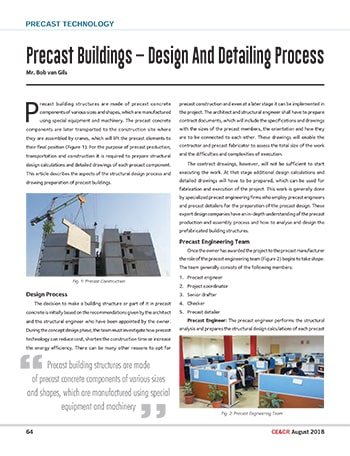 CE&CR article – Design and detailing process of precast buildings
